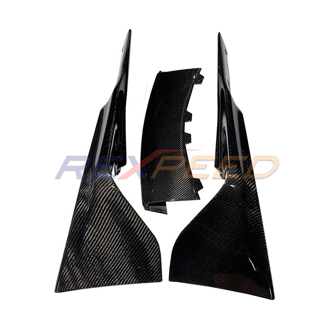 Encar88_8 Carbon Fiber Look ABS Anti-Wind Buffeting Deflector For Toyota Supra A90 2019-2022 – 2PCS