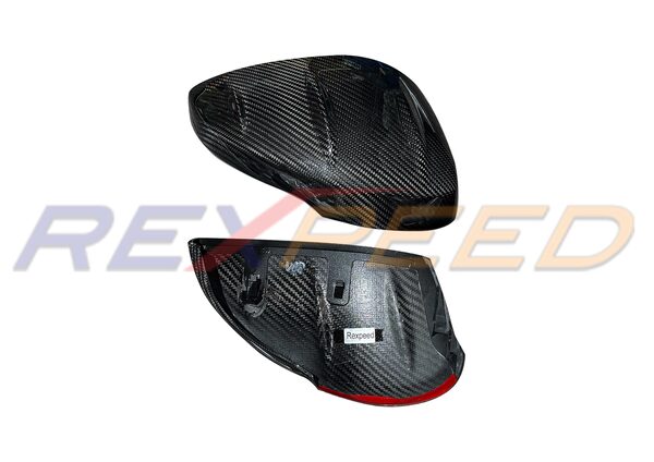 Seibon Carbon Fiber Mirror Caps | 2016-2021 Honda Civic/Civic Type-R (MC16HDCV-V2)
